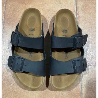 ビルケンシュトック(BIRKENSTOCK)のビルケンシュトック キッズ サンダル 21.0cm 黒 (サンダル)