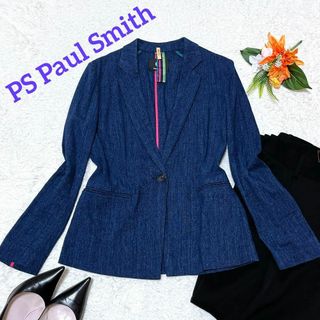 Paul Smith - 美品✨PS Paul Smith　テーラードジャケット　デニム調　薄手　38