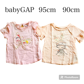 ベビーギャップ(babyGAP)のbabyGAP 95cm 90cm Tシャツ　ピンク　半袖　ギャップ(Tシャツ/カットソー)