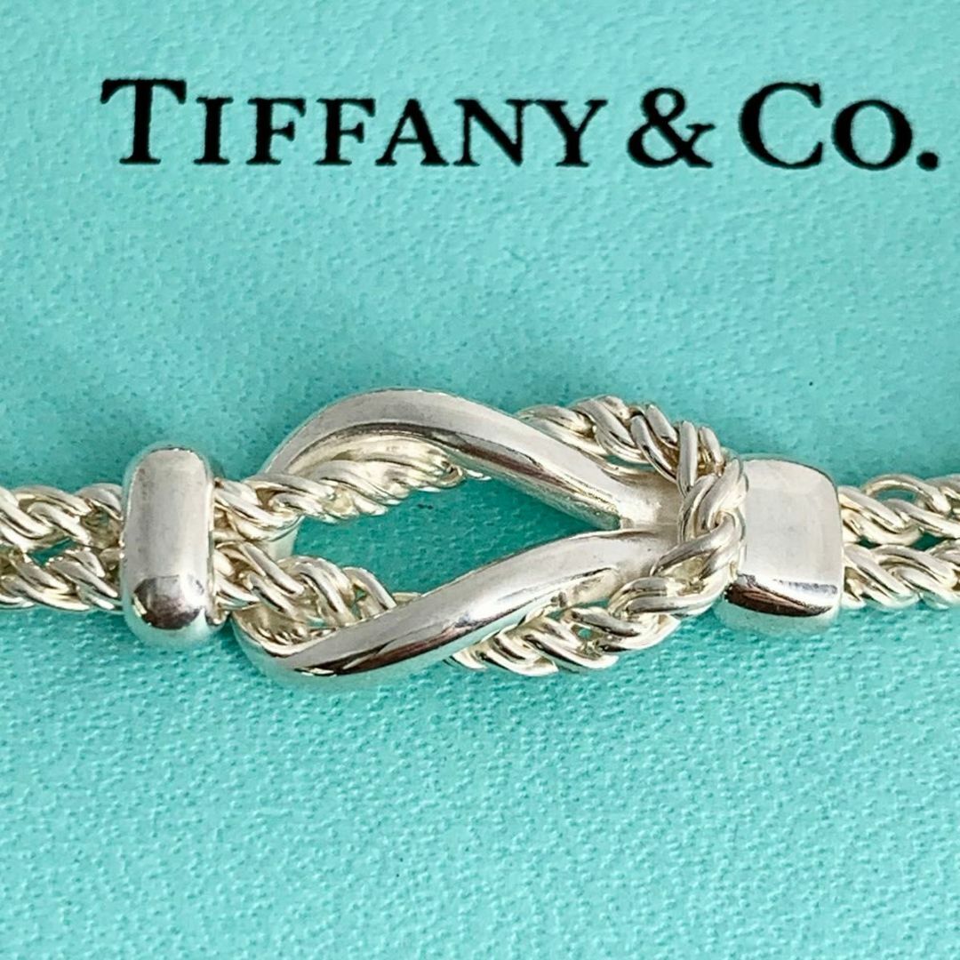 Tiffany & Co.(ティファニー)のティファニー 新品仕上げ センターノット ダブルロープ ブレスレット 廃盤ct1 レディースのアクセサリー(ブレスレット/バングル)の商品写真