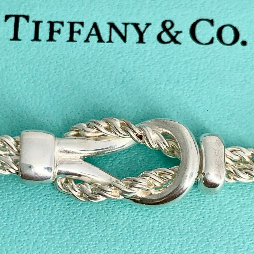 Tiffany & Co.(ティファニー)のティファニー 新品仕上げ センターノット ダブルロープ ブレスレット 廃盤ct1 レディースのアクセサリー(ブレスレット/バングル)の商品写真