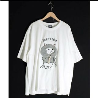 スカラー(ScoLar)の新品未使用 スカラーパリティ テルテルネコ アップリケ Tシャツ(Tシャツ(半袖/袖なし))