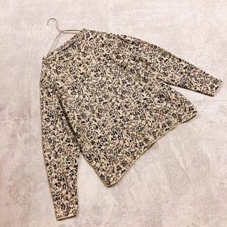 NATURAL BEAUTY BASIC - 【Natural Basic 】ナチュラルベーシック（LL） トップス　総柄