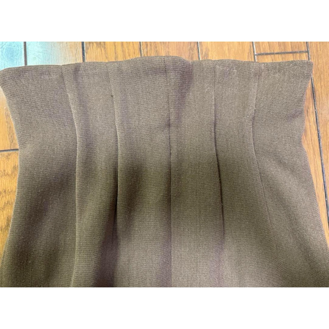 nuyuh INTER FACTORY マーメイドスカート ブラウン レディースのスカート(ロングスカート)の商品写真
