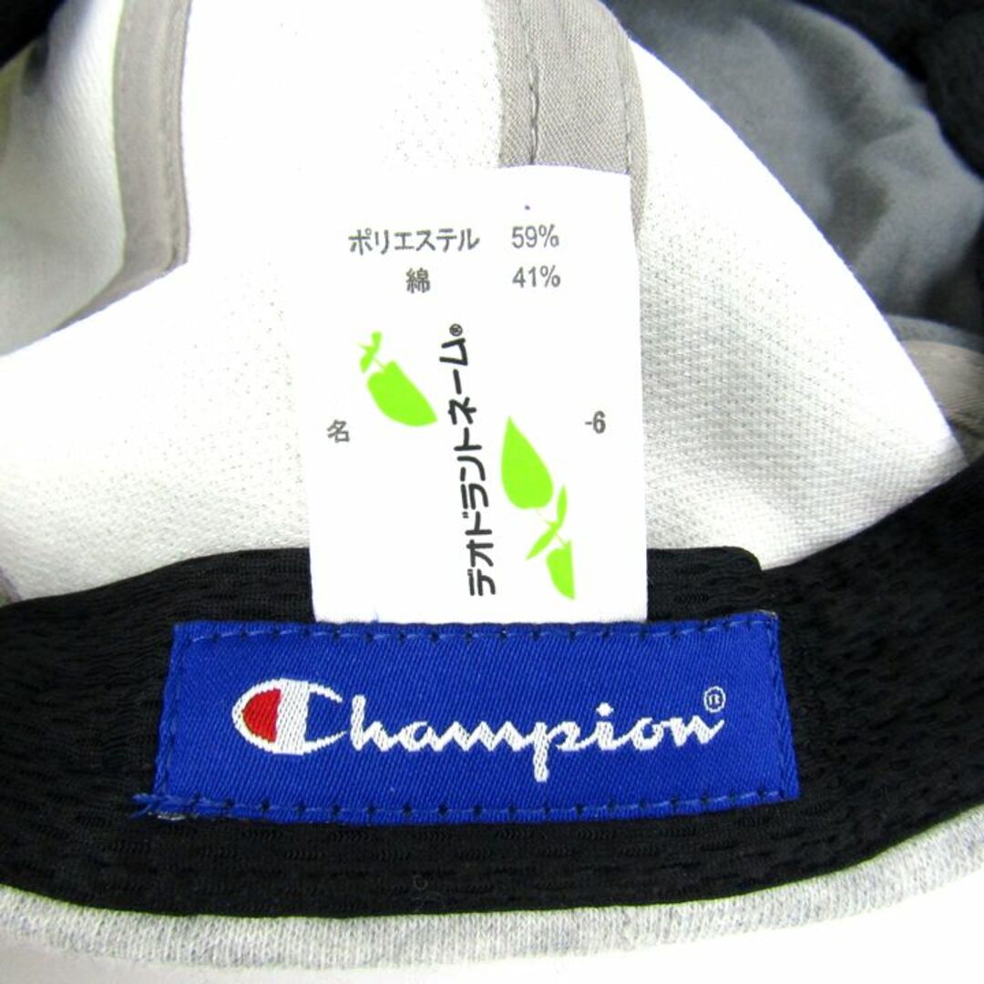 Champion(チャンピオン)のチャンピオン キャップ ロゴ デオドラント ネーム ブランド 帽子 メンズ グレー Champion メンズの帽子(キャップ)の商品写真