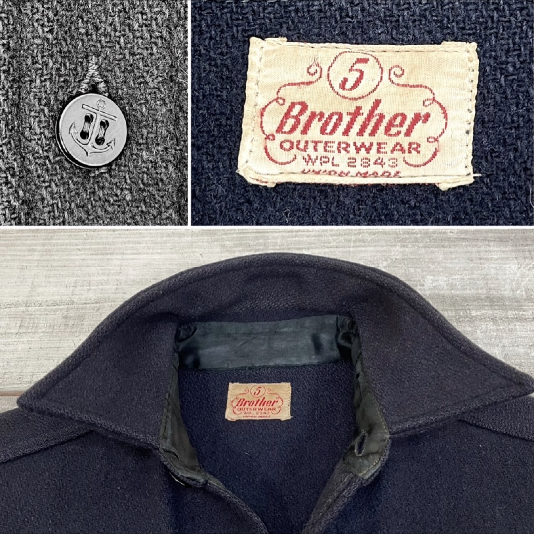 FIVE BROTHER(ファイブブラザー)の美品 50s five brother CPOシャツジャケット sizeL16 メンズのトップス(シャツ)の商品写真