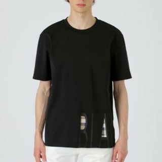 ブラックレーベルクレストブリッジ(BLACK LABEL CRESTBRIDGE)の【新品】ブラックレーベルクレストブリッジ　Tシャツ　黒　L　バーバリー　107(Tシャツ/カットソー(半袖/袖なし))