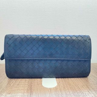 ボッテガヴェネタ(Bottega Veneta)のボッテガヴェネタ　長財布　イントレチャート　ブラック　黒(長財布)