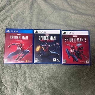 プレイステーション(PlayStation)のセット売り スパイダーマン スパイダーマンマイルズモラレス スパイダーマン2(家庭用ゲームソフト)