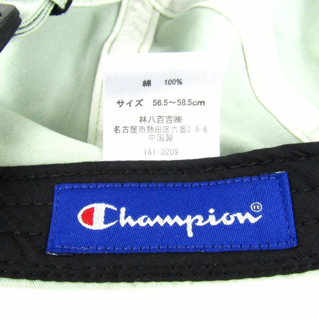 Champion(チャンピオン)のチャンピオン キャップ ロゴ コットン100% ブランド 帽子 メンズ ミントグリーン Champion メンズの帽子(キャップ)の商品写真