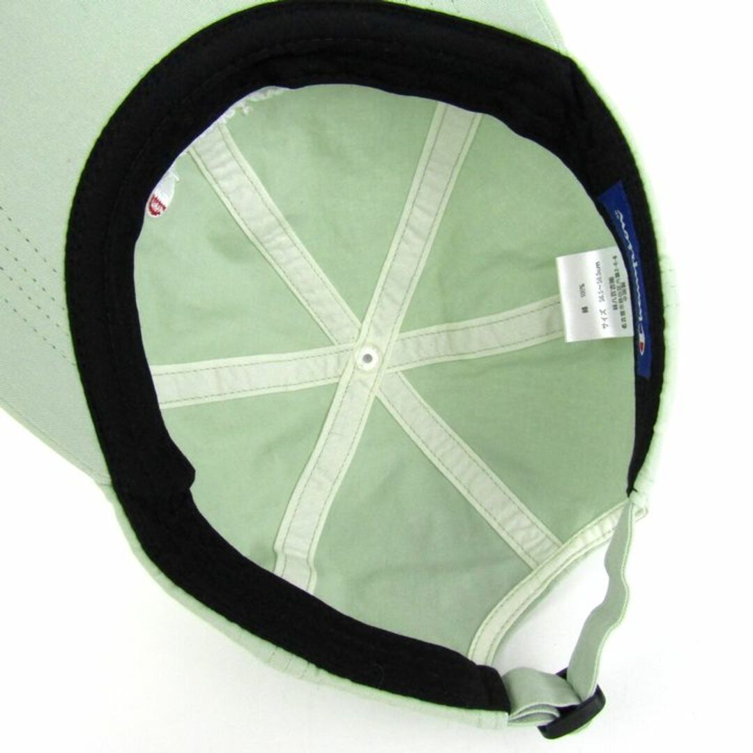 Champion(チャンピオン)のチャンピオン キャップ ロゴ コットン100% ブランド 帽子 メンズ ミントグリーン Champion メンズの帽子(キャップ)の商品写真