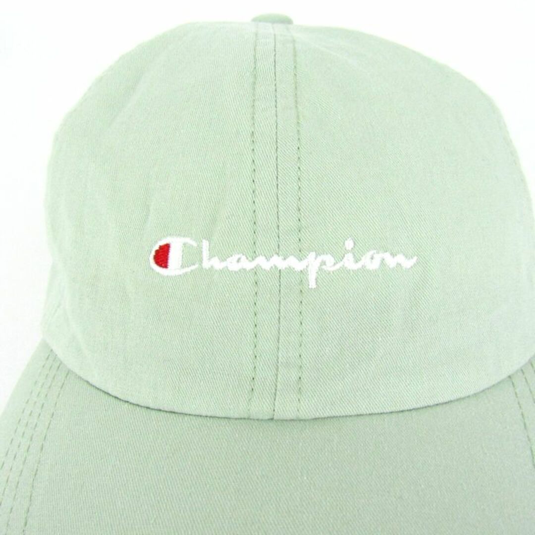 Champion(チャンピオン)のチャンピオン キャップ ロゴ コットン100% ブランド 帽子 メンズ ミントグリーン Champion メンズの帽子(キャップ)の商品写真