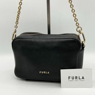 フルラ(Furla)の✨極美品✨FURLA REAL ポシェット ショルダーバッグ ブラック EJ(ショルダーバッグ)