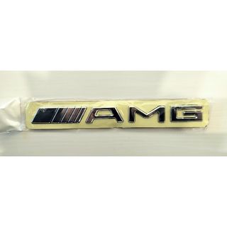 メルセデス　ベンツ　立体　AMG エンブレム　シルバー　メッキ(車外アクセサリ)