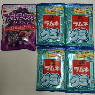 モリナガセイカ(森永製菓)の森永製菓　ラムネ　グミ　ブルボン　フェットチーネ　グミ　イタリアン　グレープ味(菓子/デザート)