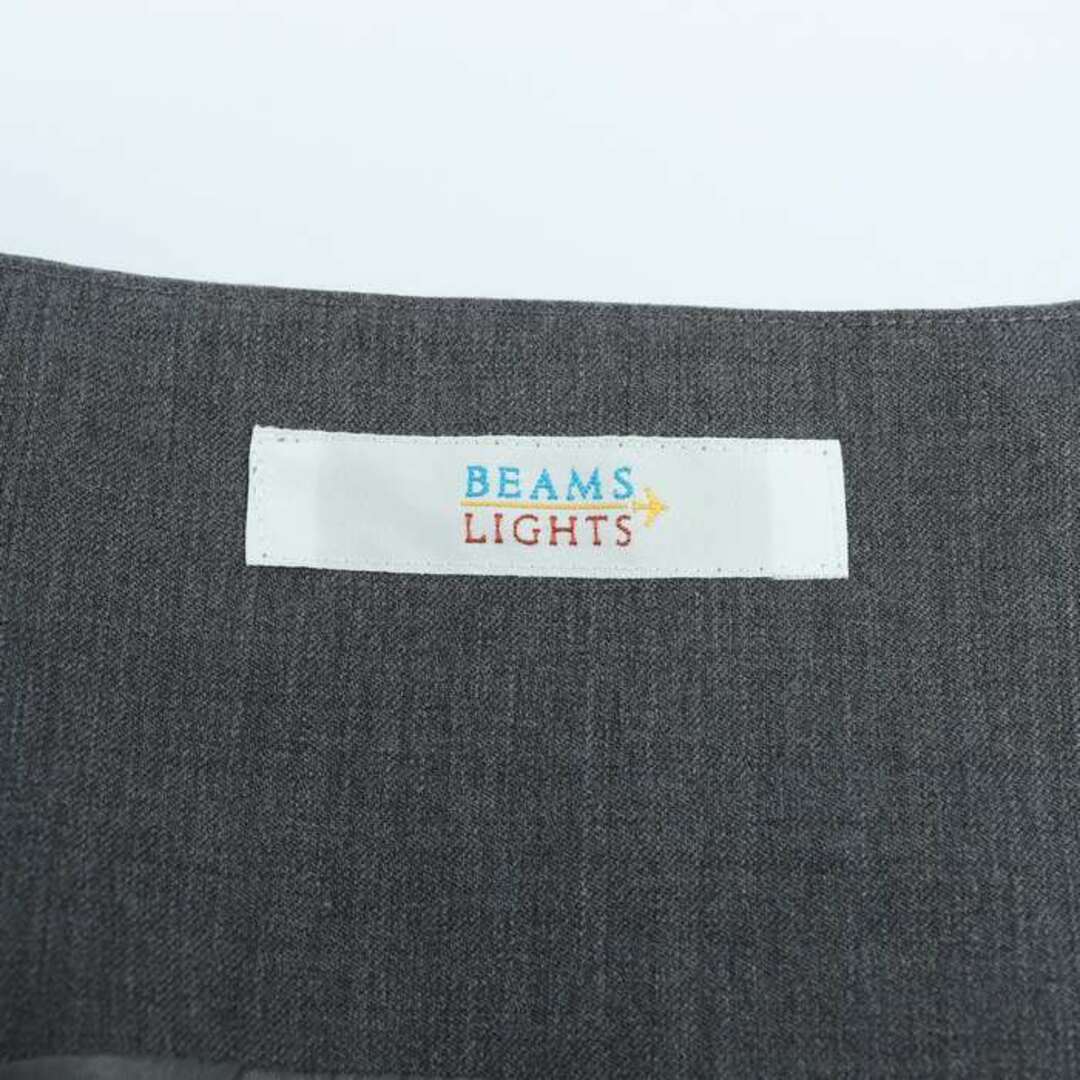 BEAMS LIGHTS(ビームスライツ)のビームスライツ ワンピース ノースリーブ ミニ丈 タンクトップ プリーツ ウール混 レディース 40サイズ グレー BEAMS LIGHTS レディースのワンピース(その他)の商品写真