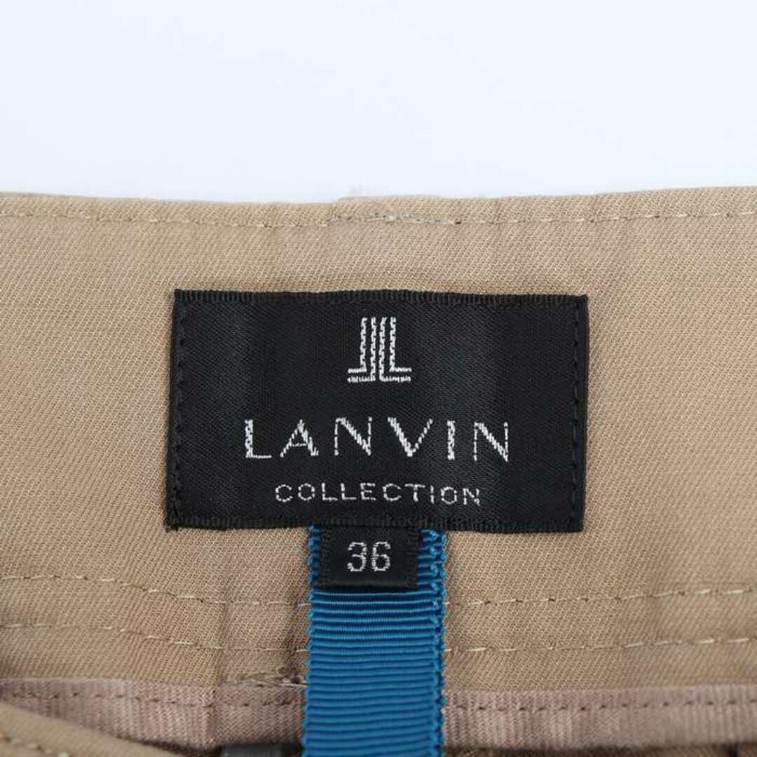 LANVIN(ランバン)のランバン パンツ テーパード シンプル ラメール レディース 36サイズ ベージュ LANVIN レディースのパンツ(その他)の商品写真