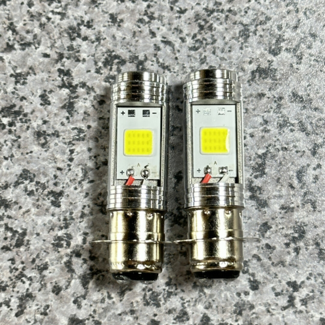 バイク LEDバルブ 2個セット PH7 汎用 ヘッドライト Hi/Lo 原付 自動車/バイクのバイク(パーツ)の商品写真