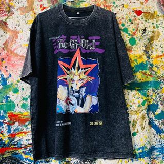 融合 遊☆戯☆王 アバンギャルド リプリント Tシャツ 半袖 メンズ 個性的(Tシャツ/カットソー(半袖/袖なし))