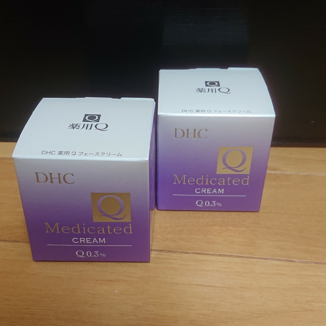 DHC(ディーエイチシー)のDHC薬用Qフェースクリーム　50g2個セット コスメ/美容のスキンケア/基礎化粧品(フェイスクリーム)の商品写真