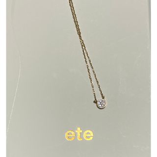 ete - ete ブリリアントダイヤモンドネックレス