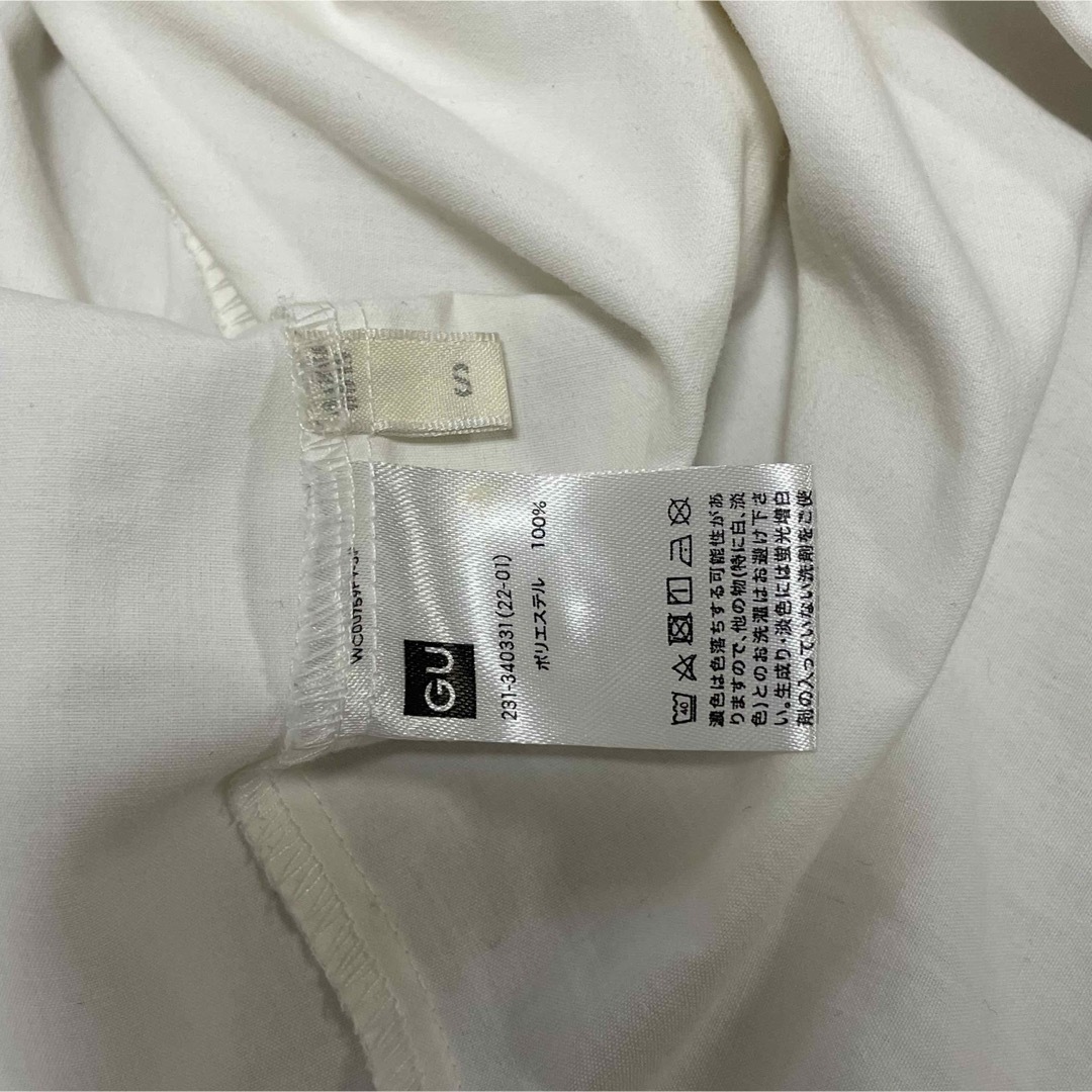 GU(ジーユー)のGU オーバーサイズシャツ 5分袖 レディースのトップス(シャツ/ブラウス(半袖/袖なし))の商品写真