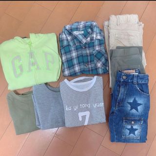 ギャップ(GAP)の100〜120 男の子向け トップス&ボトムス8点セット(Tシャツ/カットソー)