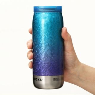 スターバックス(Starbucks)の新品☆スタバ☆カンシェイプステンレスボトルクラックグラデーション(タンブラー)