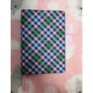 ほぼ日手帳カバー　ボンボンチェック　A6 オリジナル(手帳)