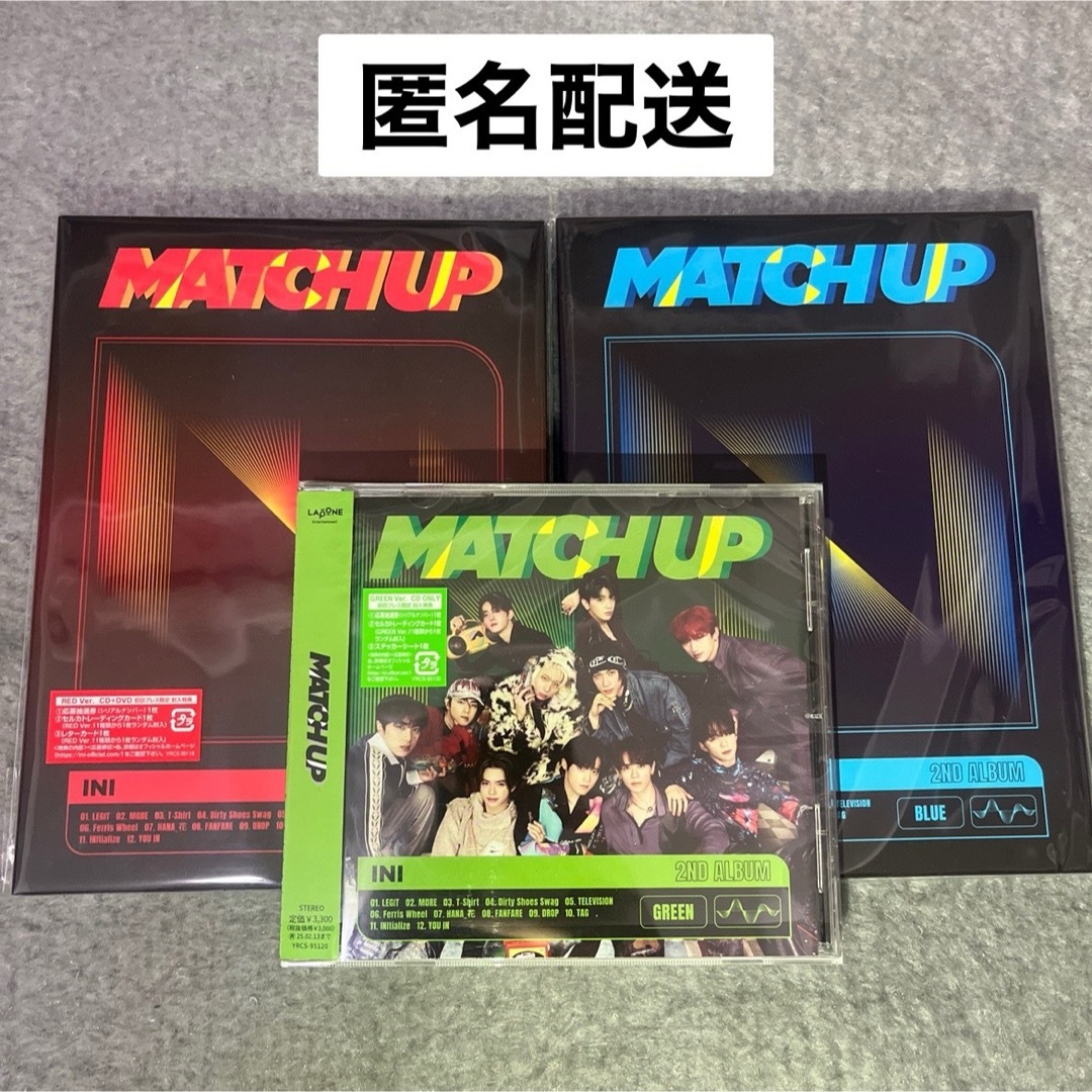 INI(アイエヌアイ)のINI matchup 3形態 セット エンタメ/ホビーのCD(K-POP/アジア)の商品写真