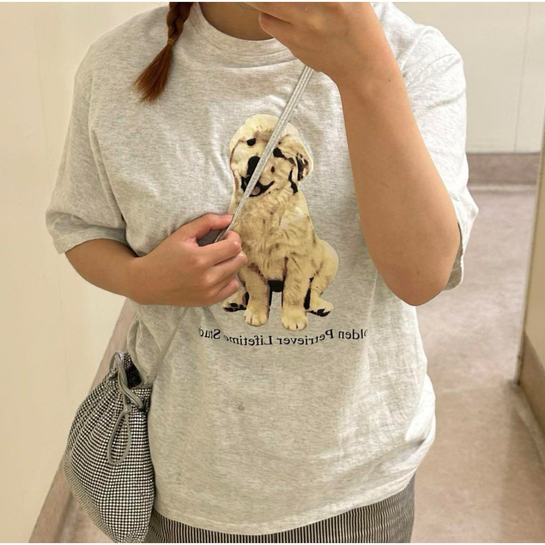 SHEIN(シーイン)のSHEIN人気商品！✨　dog T レディースのトップス(Tシャツ(半袖/袖なし))の商品写真