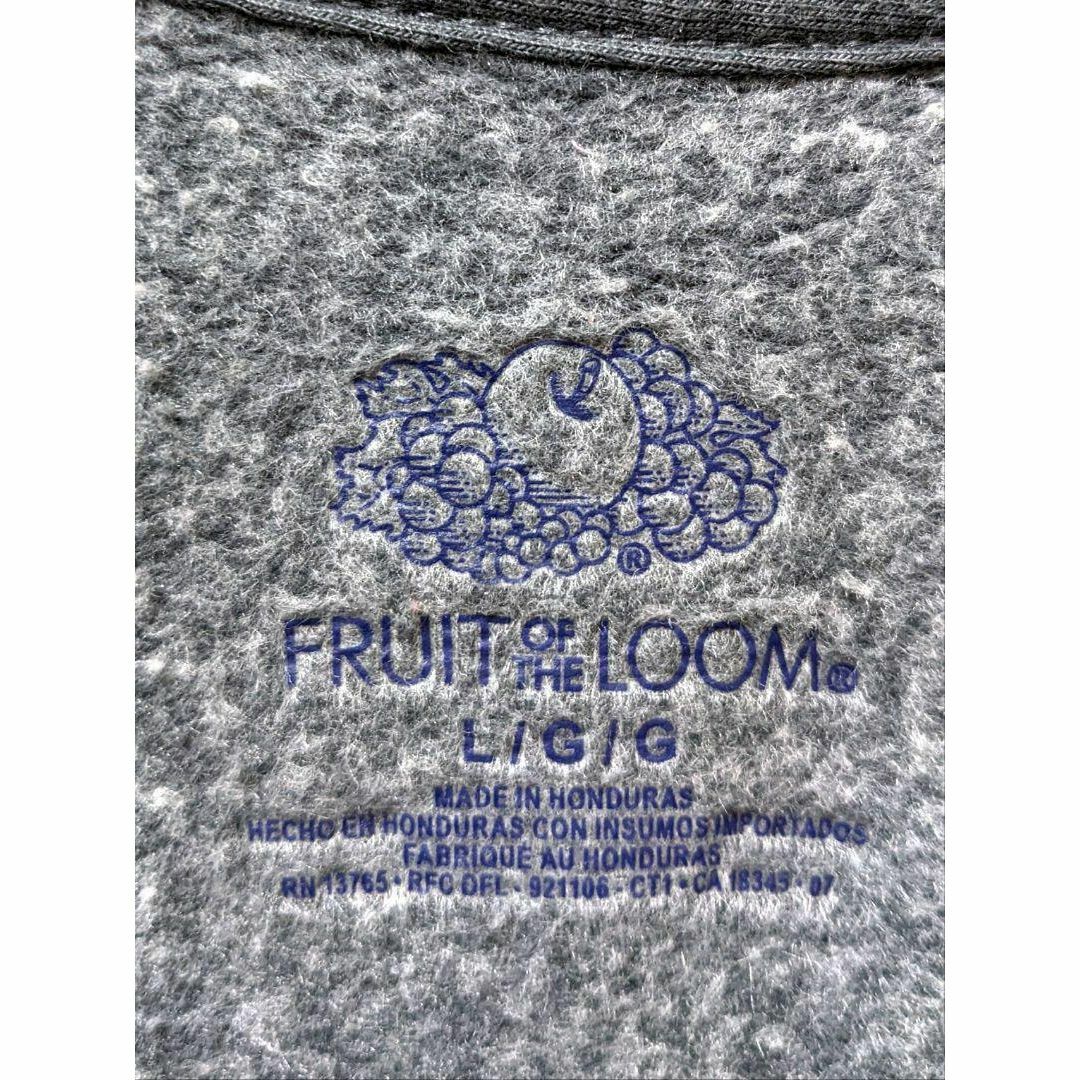 FRUIT OF THE LOOM(フルーツオブザルーム)のフルーツオブザルーム 無地 プレーンスウェット グレー 灰色Lビンテージ古着 メンズのトップス(スウェット)の商品写真