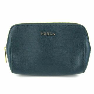 フルラ ポーチ 本革 レザー マルチケース 小物入れ ブランド レディース グリーン系 Furla