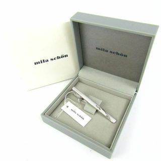 ミラショーン(mila schon)のミラショーン ネクタイピン 未使用 ロゴ スーツ小物 ブランド 外装難有 メンズ シルバー mila schon(ネクタイピン)