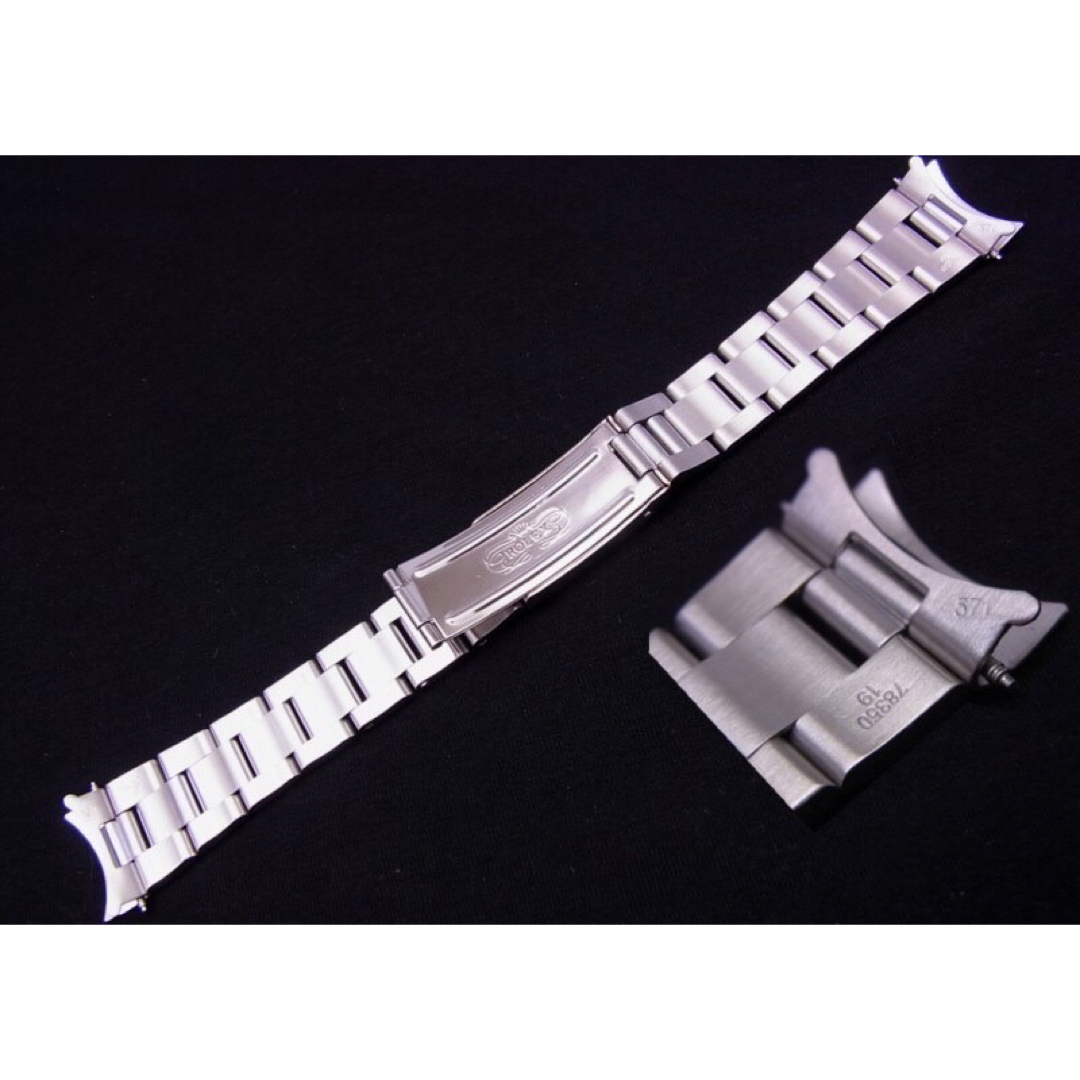 特価19ｍｍ　SS オイスタータイプ　ブレスレット（バネ棒付） 　　 メンズの時計(金属ベルト)の商品写真