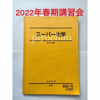 ③スーパー化学 2022年春期講習会 駿台 高3・卒 テキスト橋爪健作先生