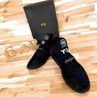 ワイスリー(Y-3)のレア【ヨウジヤマモト×アディダス】Y-3 スベロウ スニーカー 26.5 黒×白(スニーカー)