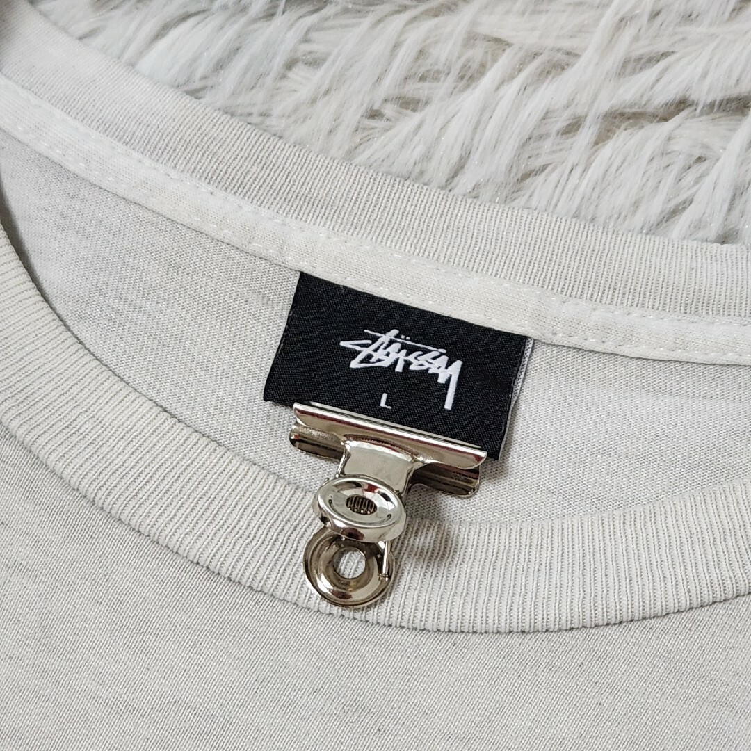 STUSSY(ステューシー)のSTUSSY ワールドツアー 後染め ムラ染め スミクロ Tシャツ メンズのトップス(Tシャツ/カットソー(半袖/袖なし))の商品写真