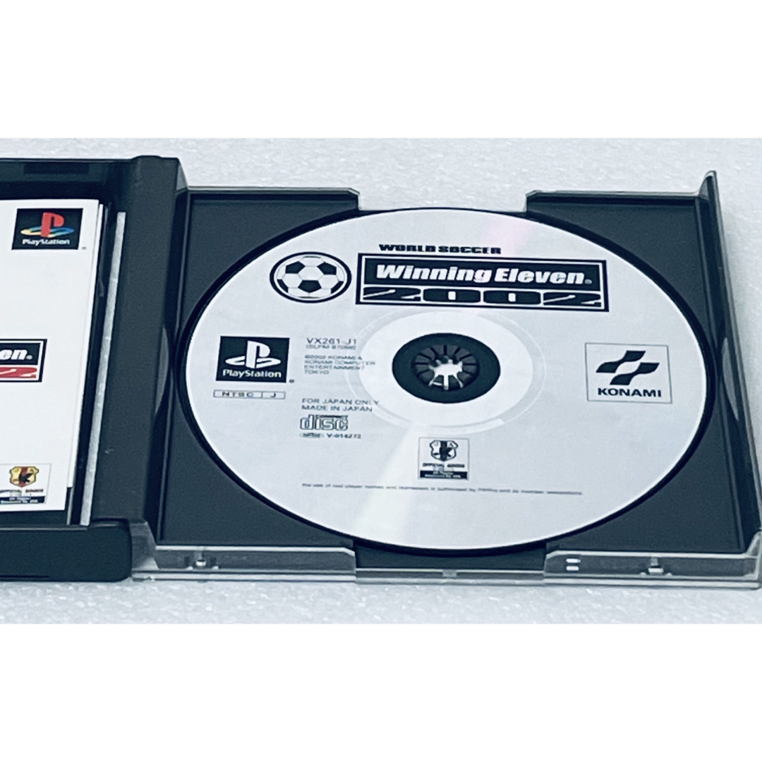 PlayStation(プレイステーション)のワールドサッカー ウイニングイレブン2002 [PS] 002 エンタメ/ホビーのゲームソフト/ゲーム機本体(家庭用ゲームソフト)の商品写真