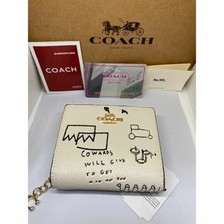 コーチ(COACH)のCOACH　コーチ　C5587　二つ折り財布　バスキア　コラボ商品　IMT6W(財布)