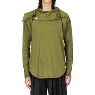 キココスタディノフ(KIKO KOSTADINOV)の求　kiko kostadinov Solon hooded トップス(Tシャツ/カットソー(七分/長袖))