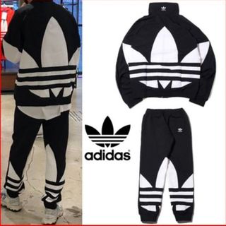 ★adidas★BIGロゴセットアップ上下　美品