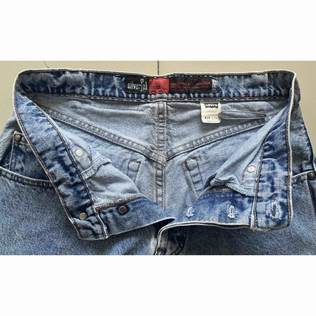 SILVER TAB（Levi's）(シルバータブ)のシルバータブ/デニム/ルーズ/90's/USA製/W30/極太/オーバーサイズ メンズのパンツ(デニム/ジーンズ)の商品写真