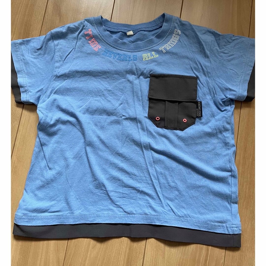 半袖Tシャツ 2枚セット 130cm キッズ/ベビー/マタニティのキッズ服男の子用(90cm~)(Tシャツ/カットソー)の商品写真