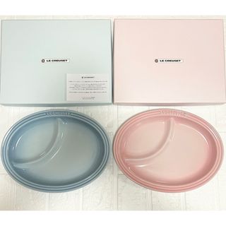 ルクルーゼ(LE CREUSET)のルクルーゼ　オーバルプレート　２枚セット(食器)