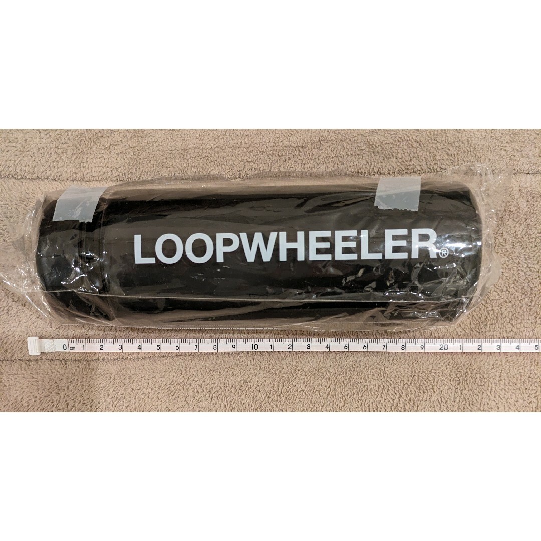 LOOPWHEELER(ループウィラー)の未使用 非売品 LOOPWHEELER ループウィラー ボトル ブラック メンズのトップス(スウェット)の商品写真