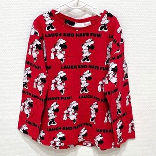 ザラキッズ(ZARA KIDS)のZARA キッズ　ミニーマウス長袖カットソー(Tシャツ/カットソー)