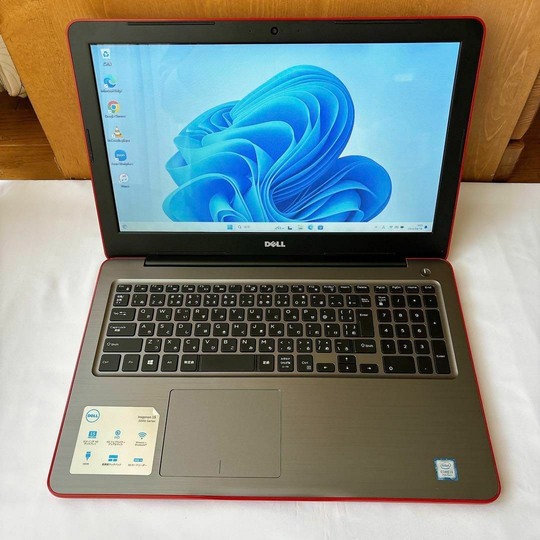 DELL(デル)のDELL ノートパソコン 赤 Windows11 Office導入済 SSD スマホ/家電/カメラのPC/タブレット(ノートPC)の商品写真