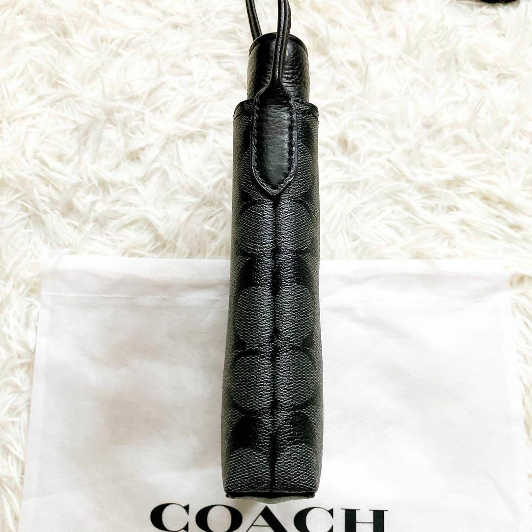 COACH(コーチ)の【極美品】コーチ  ショルダーバッグ  スマホポシェット　シグネチャー レディースのバッグ(ショルダーバッグ)の商品写真