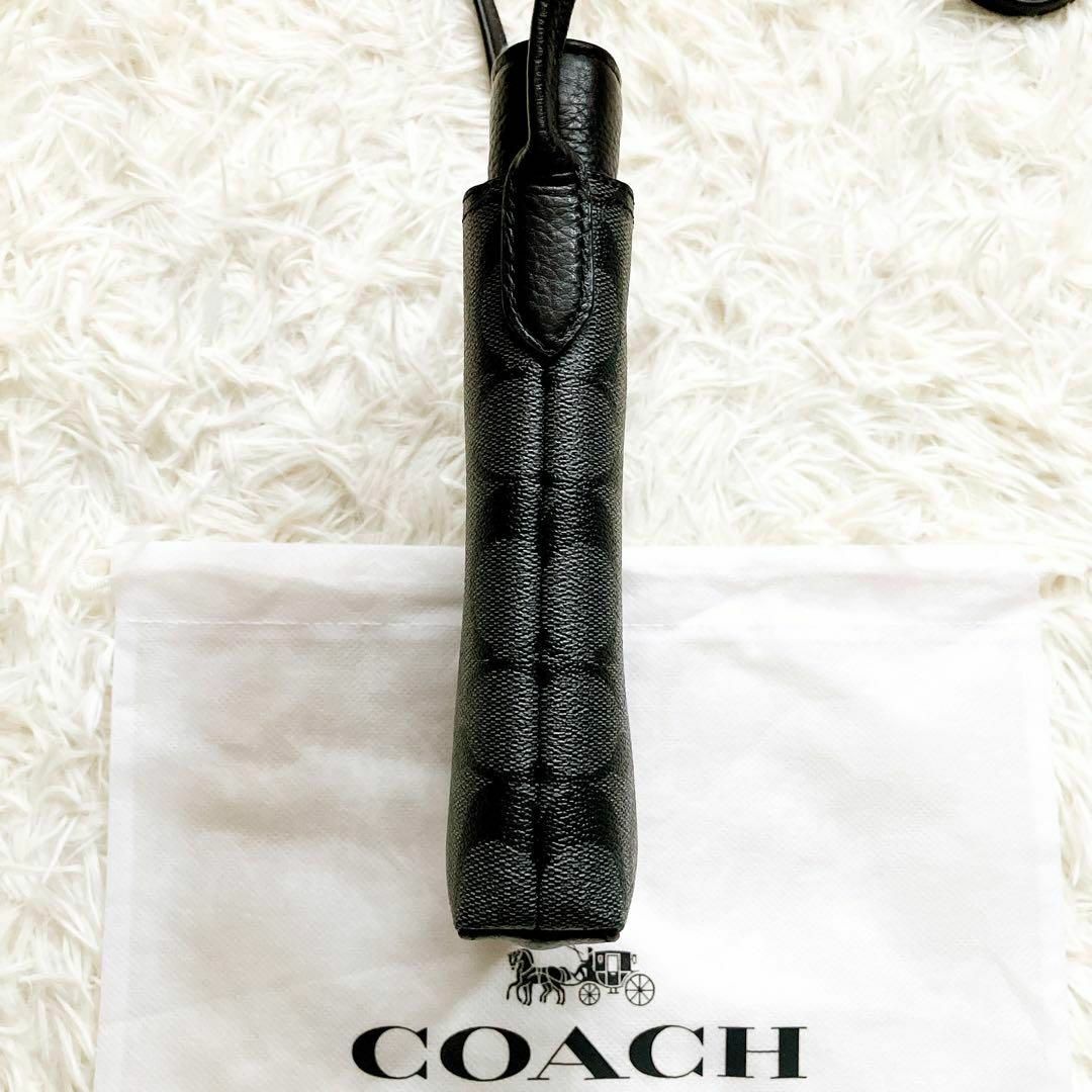 COACH(コーチ)の【極美品】コーチ  ショルダーバッグ  スマホポシェット　シグネチャー レディースのバッグ(ショルダーバッグ)の商品写真